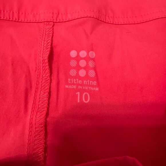 Title Nine Red Athletic Shorts - Picture 5 of 6